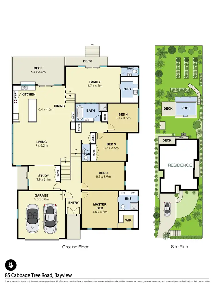 Floorplan of Homely house listing, 85 Cabbage Tree Road, Bayview NSW 2104