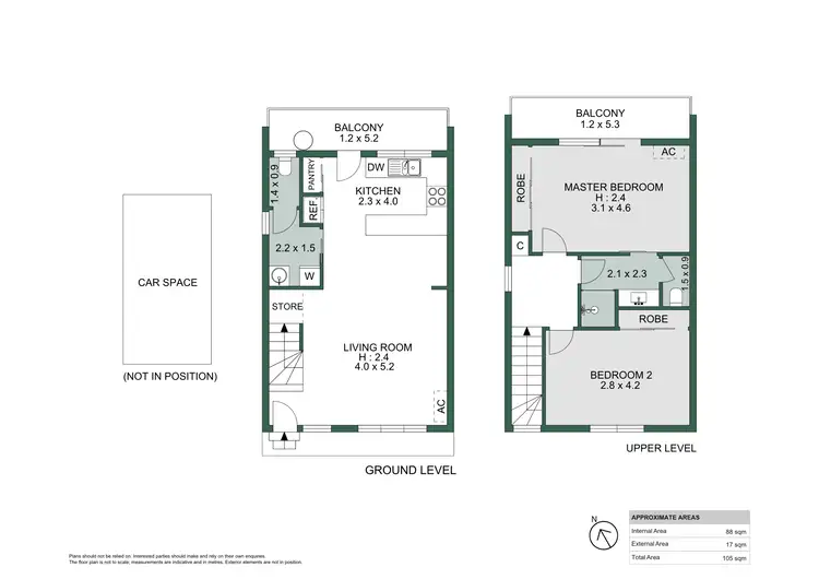 Floorplan of Homely townhouse listing, 10/8 Briggs Road, Springwood QLD 4127