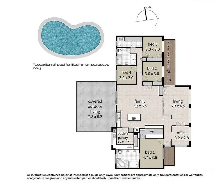 Floorplan of Homely house listing, 39 Guara Grove, Pimpama QLD 4209