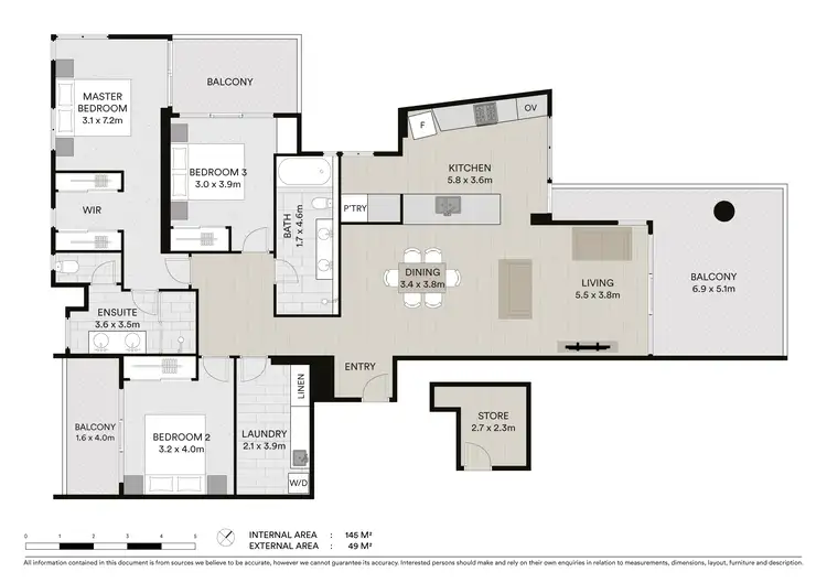 Floorplan of Homely unit listing, 902/5 East Street, Rockhampton City QLD 4700
