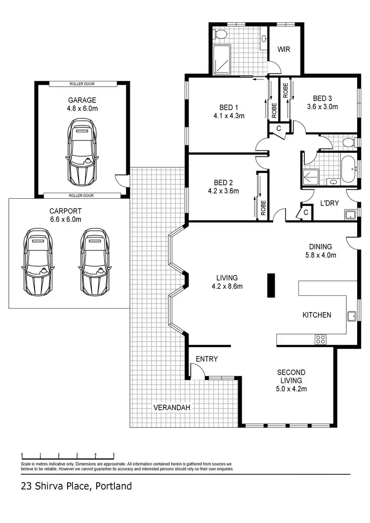 Floorplan of Homely house listing, 23 Shirva Crescent, Portland VIC 3305