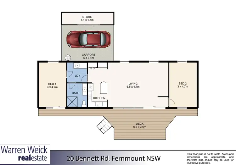 Floorplan of Homely rural property listing, 20 Bennett Road, Bellingen NSW 2454