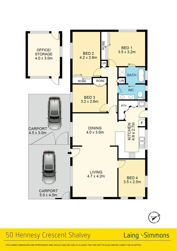 Floorplan of Homely house listing, 50 Hennesy Crescent, Shalvey NSW 2770