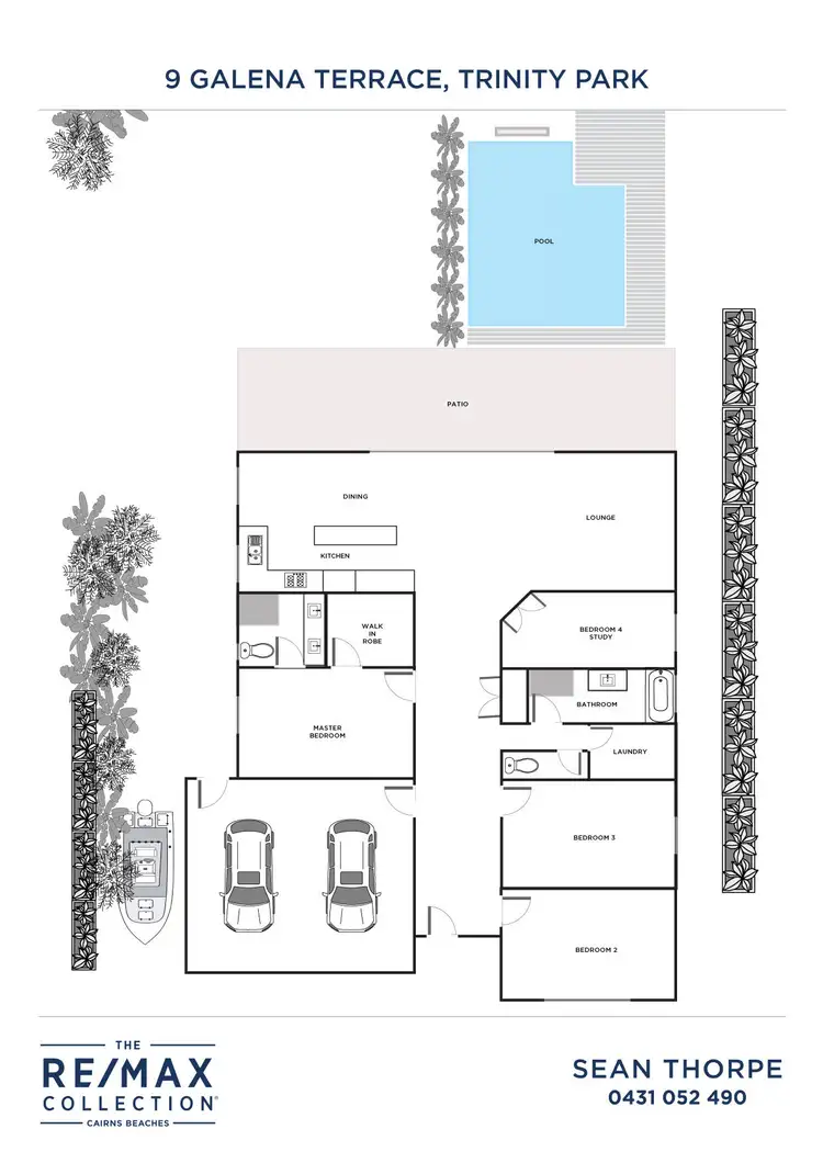 Floorplan of Homely house listing, 9 Galena Chase, Trinity Park QLD 4879