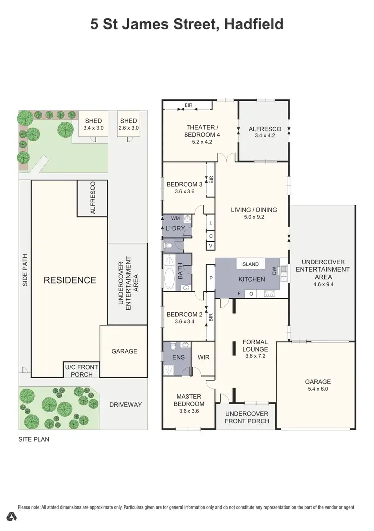 Floorplan of Homely house listing, 5 St James Street, Hadfield VIC 3046