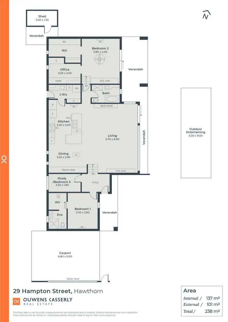 Floorplan of Homely house listing, 29 Hampton Street, Hawthorn SA 5062