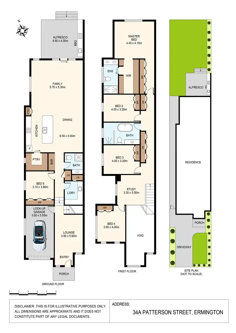 Floorplan of Homely semi-detached listing, 34a Patterson Street, Ermington NSW 2115