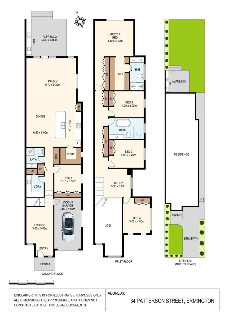 Floorplan of Homely semi-detached listing, 34 Patterson Street, Ermington NSW 2115
