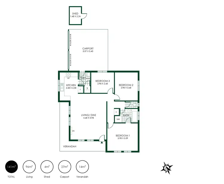 Floorplan of Homely house listing, 1 Federation Way, Nairne SA 5252