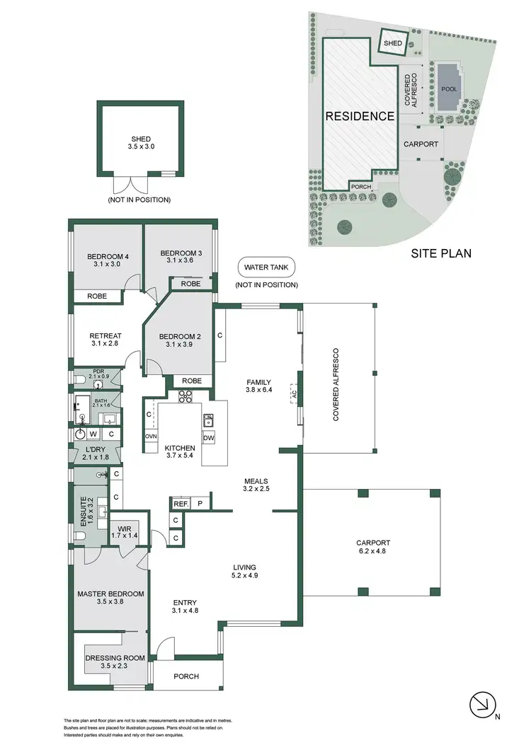 Floorplan of Homely house listing, 26 Larnook Crescent, Aspendale VIC 3195
