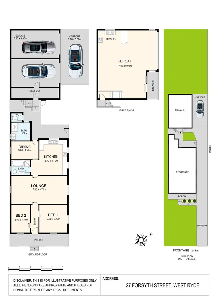 Floorplan of Homely house listing, 27 Forsyth Street, West Ryde NSW 2114