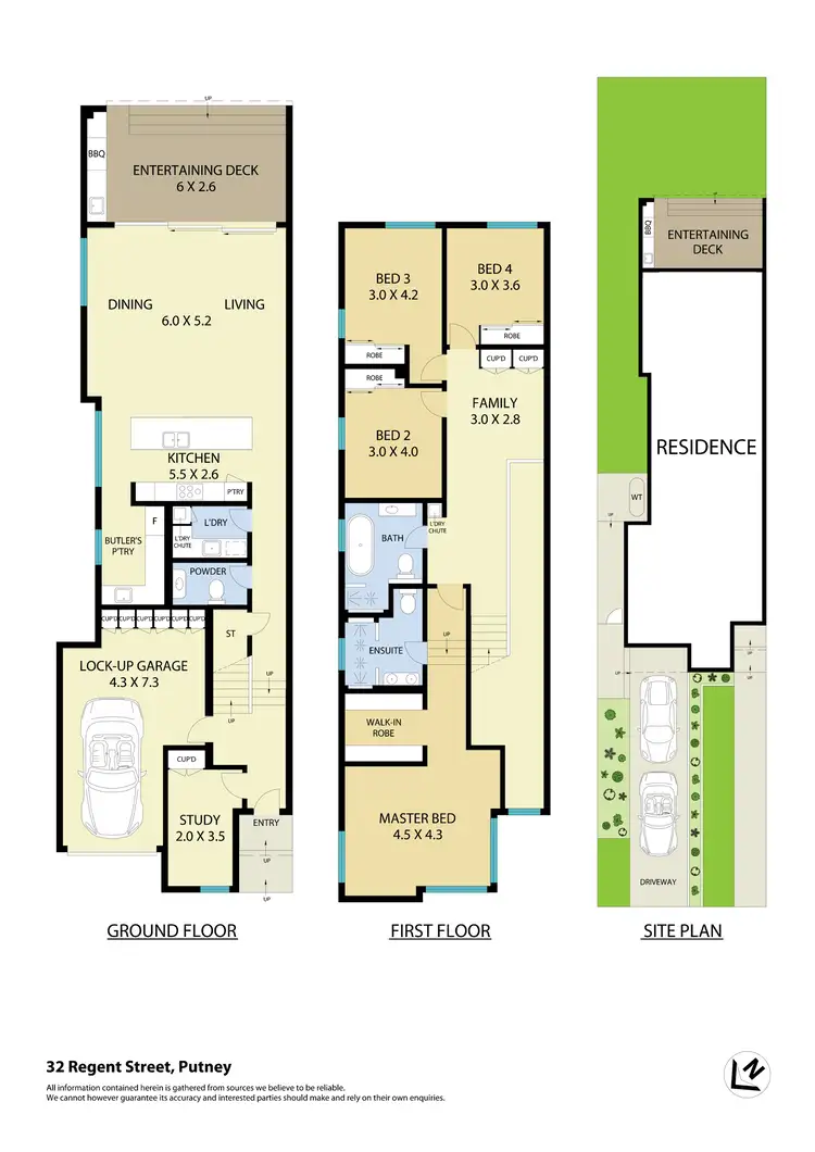 Floorplan of Homely house listing, 32 Regent Street, Putney NSW 2112