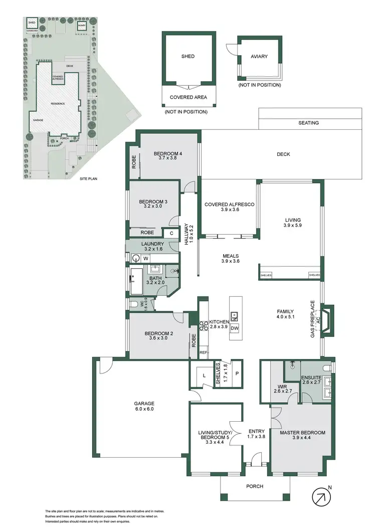 Floorplan of Homely house listing, 43 Crestwood Drive, Rosebud VIC 3939