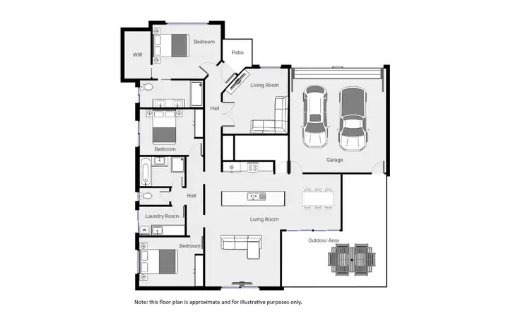 Floorplan of Homely house listing, 484 Riverside Avenue, Mildura VIC 3500