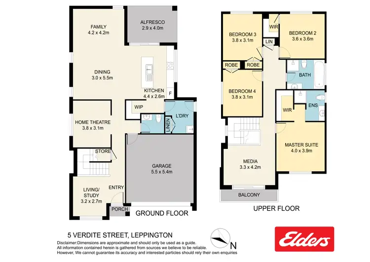 Floorplan of Homely house listing, 5 Verdite Street, Leppington NSW 2179