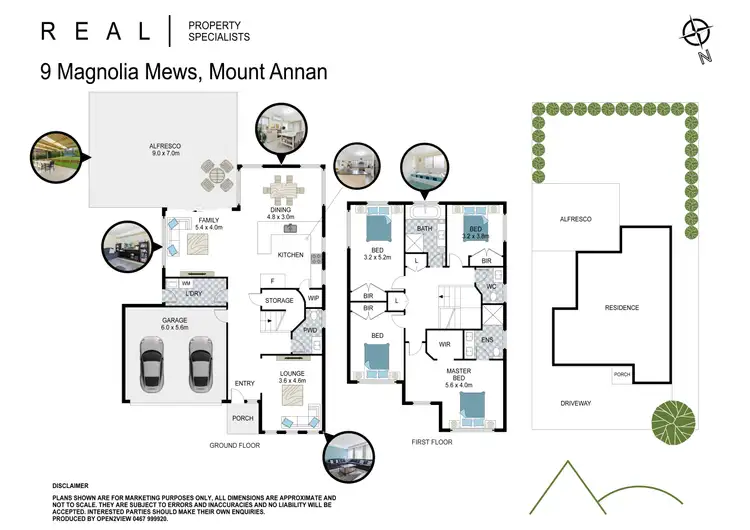 Floorplan of Homely house listing, 9 Magnolia Mews, Mount Annan NSW 2567