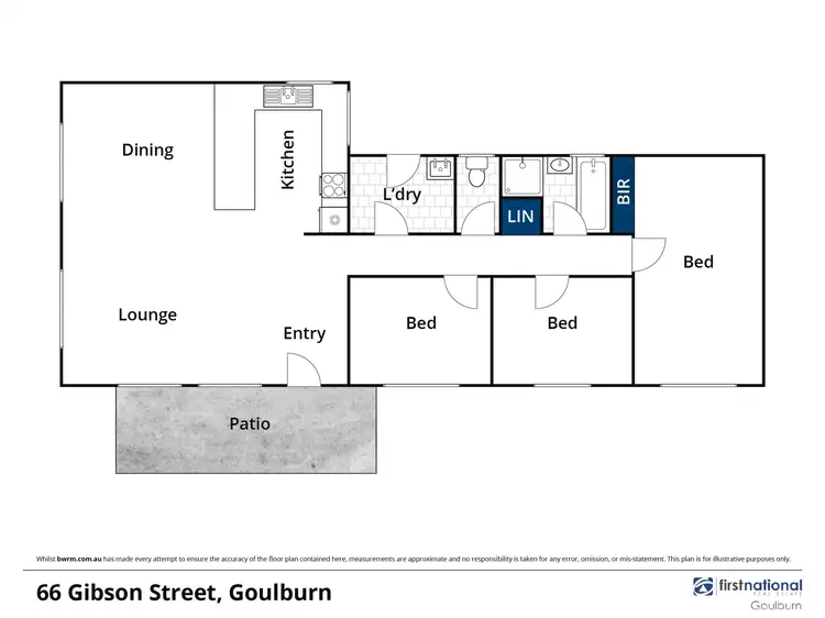 Floorplan of Homely house listing, 66 Gibson Street, Goulburn NSW 2580
