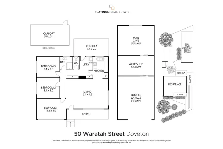 Floorplan of Homely house listing, 50 Waratah Street, Doveton VIC 3177