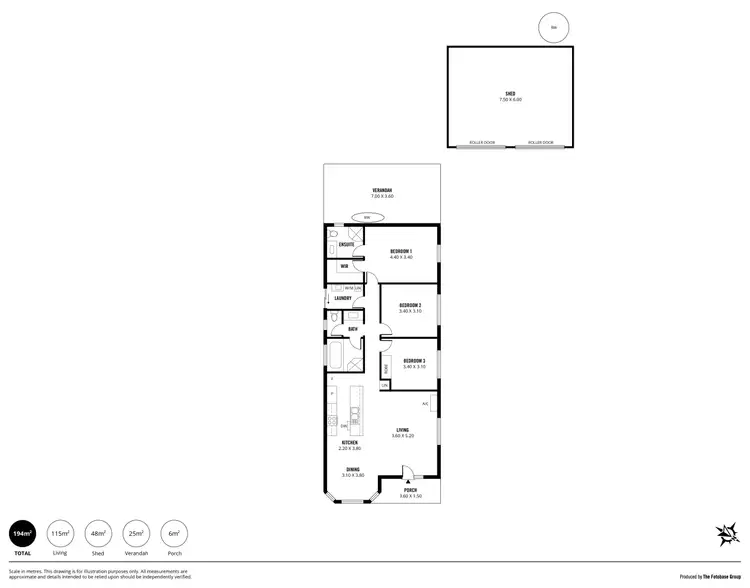 Floorplan of Homely house listing, 5c Edward Street, Strathalbyn SA 5255