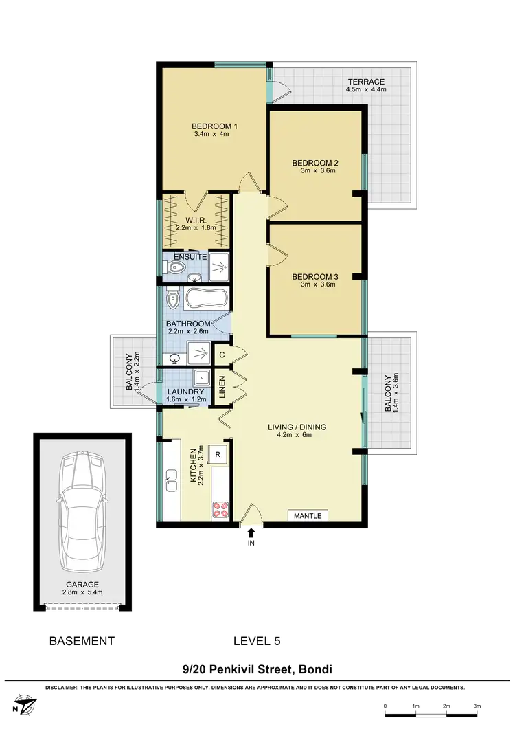 Floorplan of Homely apartment listing, 9/20 Penkivil Street, Bondi NSW 2026
