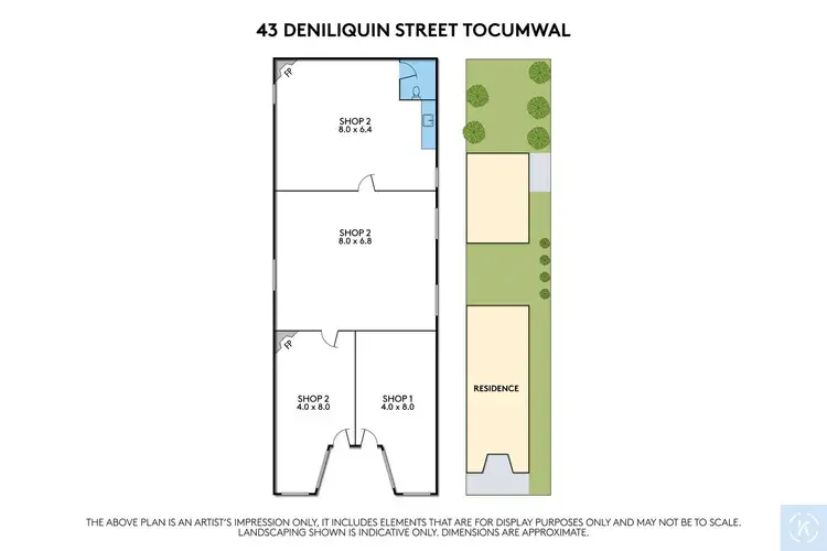 Floorplan of Homely land listing, 4-6 Hennessy Street, Tocumwal NSW 2714