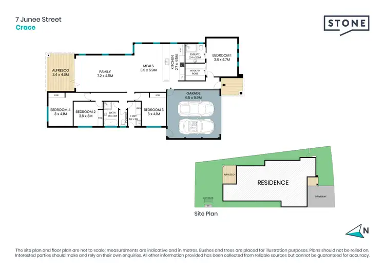 Floorplan of Homely house listing, 7 Junee Street, Crace ACT 2911