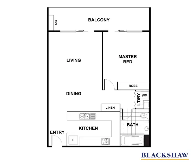 Floorplan of Homely unit listing, 23/21 Wiseman Street, Macquarie ACT 2614