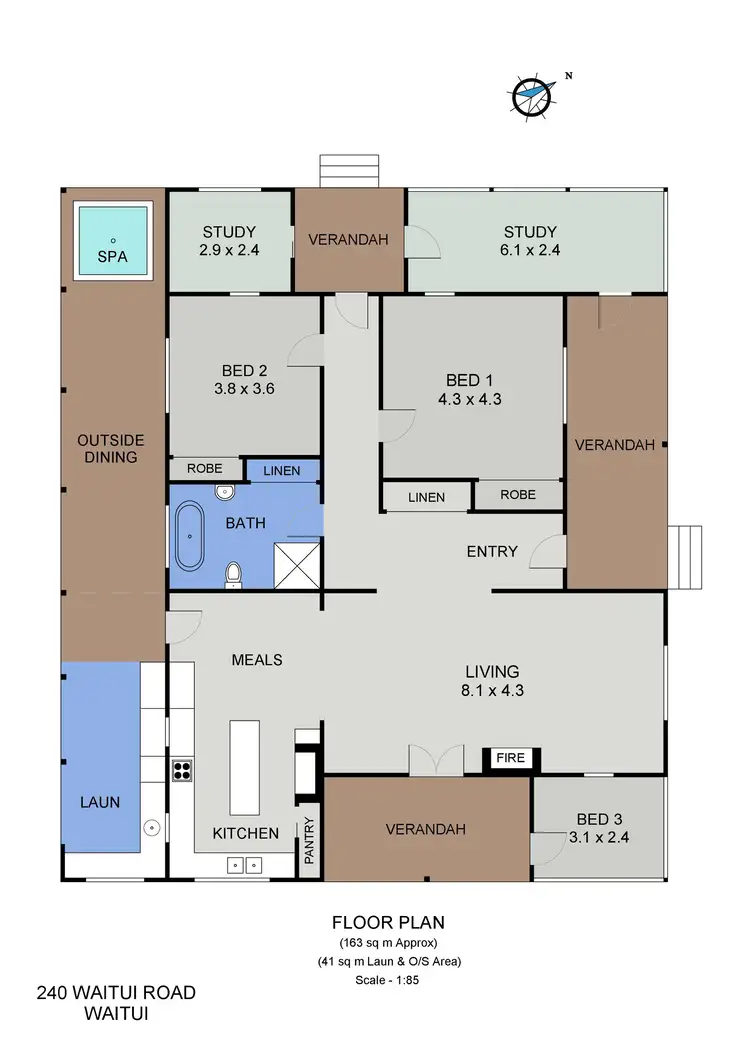 Floorplan of Homely house listing, 240 Waitui Road, Waitui NSW 2443
