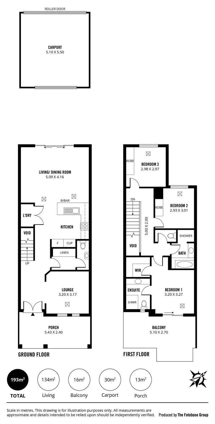 Floorplan of Homely townhouse listing, 399 Coventry Road, Munno Para SA 5115