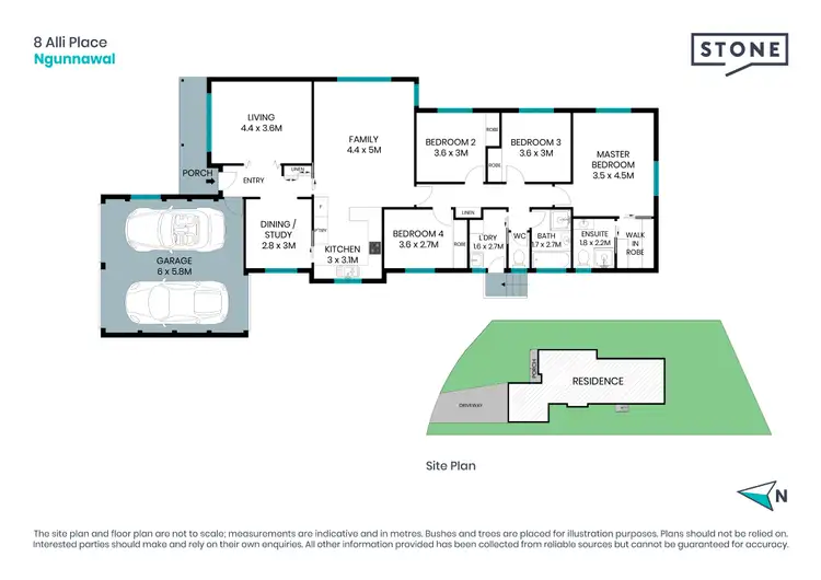 Floorplan of Homely house listing, 8 Alli Place, Ngunnawal ACT 2913