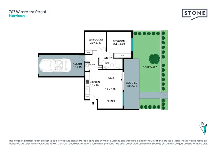 Floorplan of Homely apartment listing, 7/17 Wimmera Street, Harrison ACT 2914