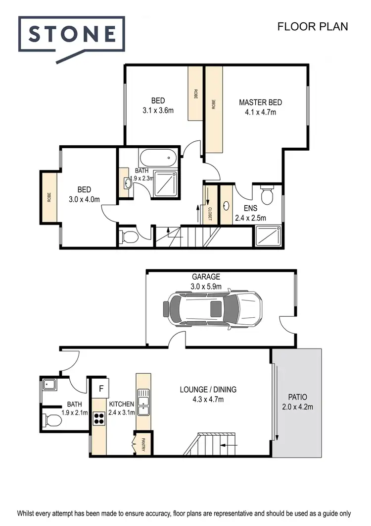 Floorplan of Homely townhouse listing, 158/71 Stanley Street, Brendale QLD 4500