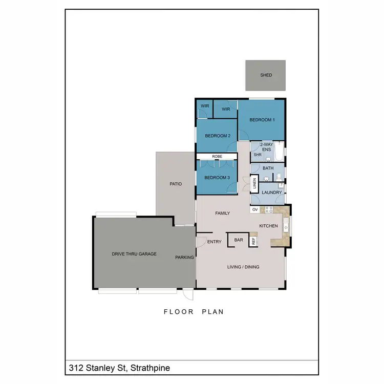 Floorplan of Homely house listing, 312 Stanley Street, Strathpine QLD 4500