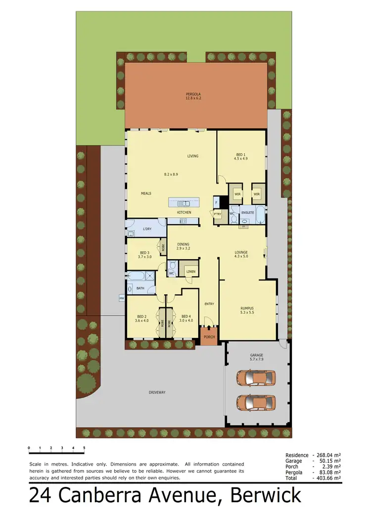 Floorplan of Homely house listing, 24 Canberra Avenue, Berwick VIC 3806