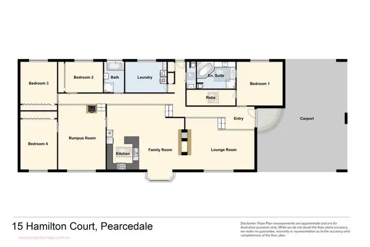 Floorplan of Homely house listing, 15 Hamilton Court, Pearcedale VIC 3912