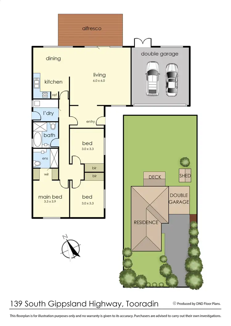 Floorplan of Homely house listing, 139 South Gippsland Highway, Tooradin VIC 3980