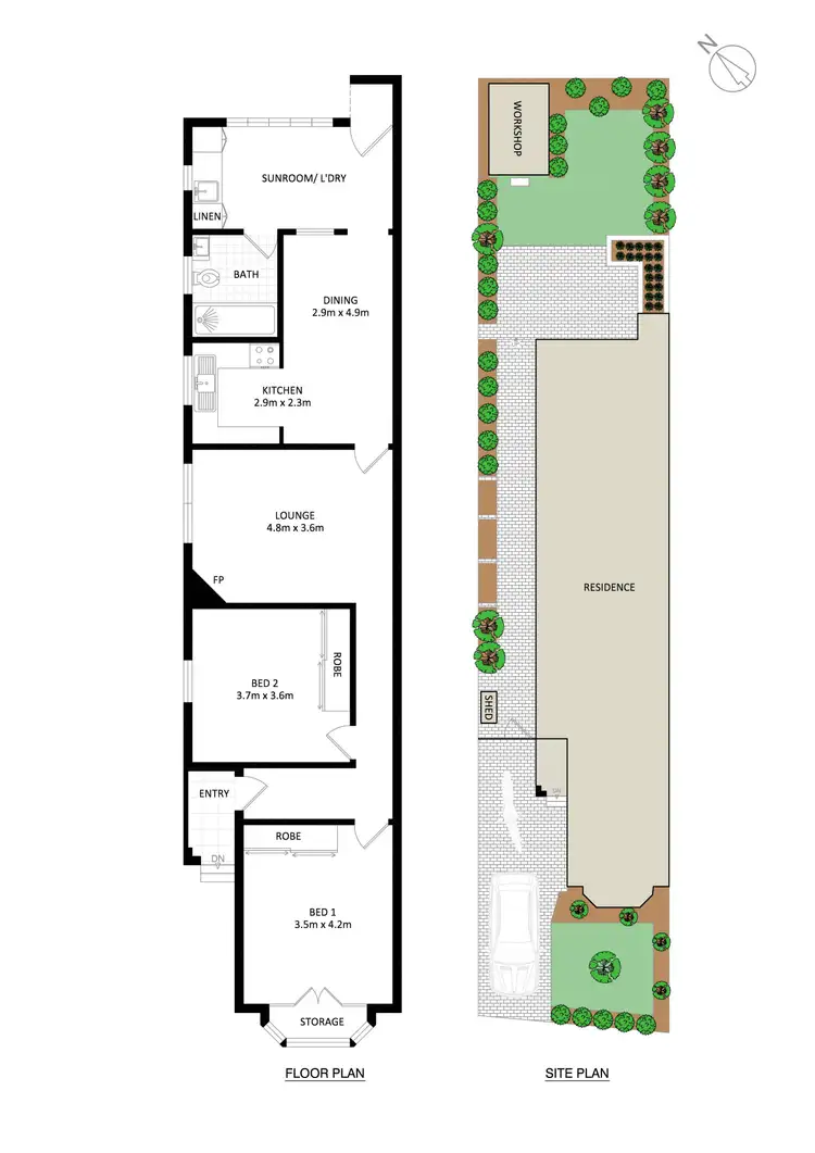 Floorplan of Homely house listing, 19 Stanley Street, Tempe NSW 2044