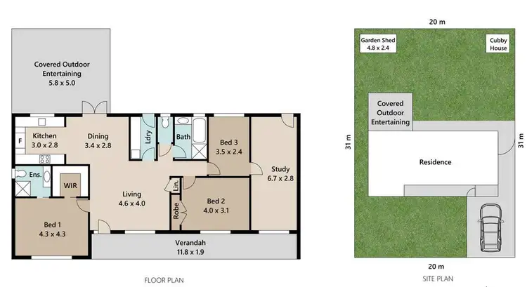 Floorplan of Homely house listing, 303 Winstanley Street, Carindale QLD 4152