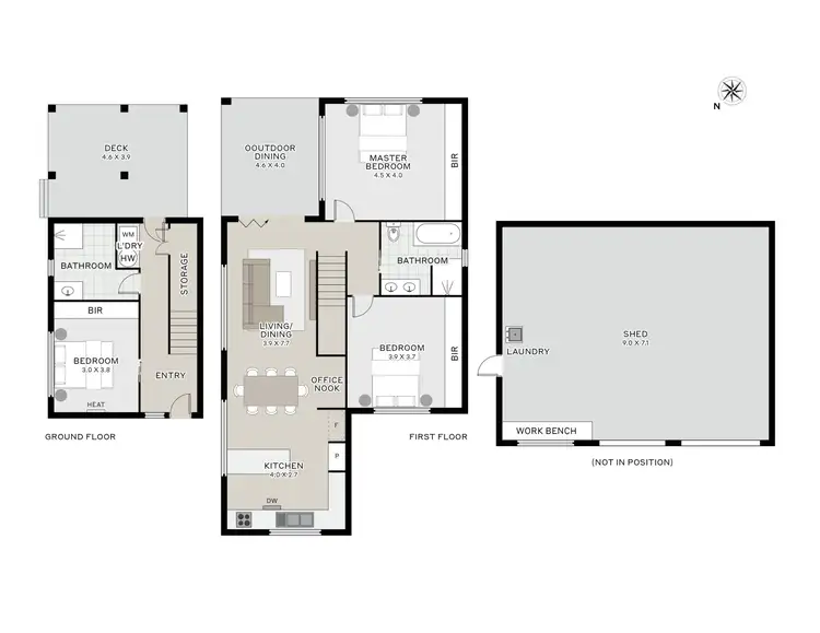 Floorplan of Homely house listing, 7 Taree Crescent, Gravelly Beach TAS 7276