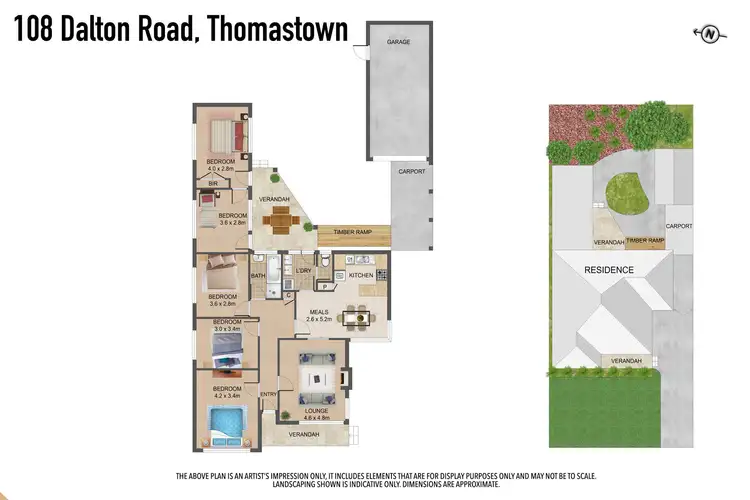 Floorplan of Homely house listing, 108 Dalton Road, Thomastown VIC 3074