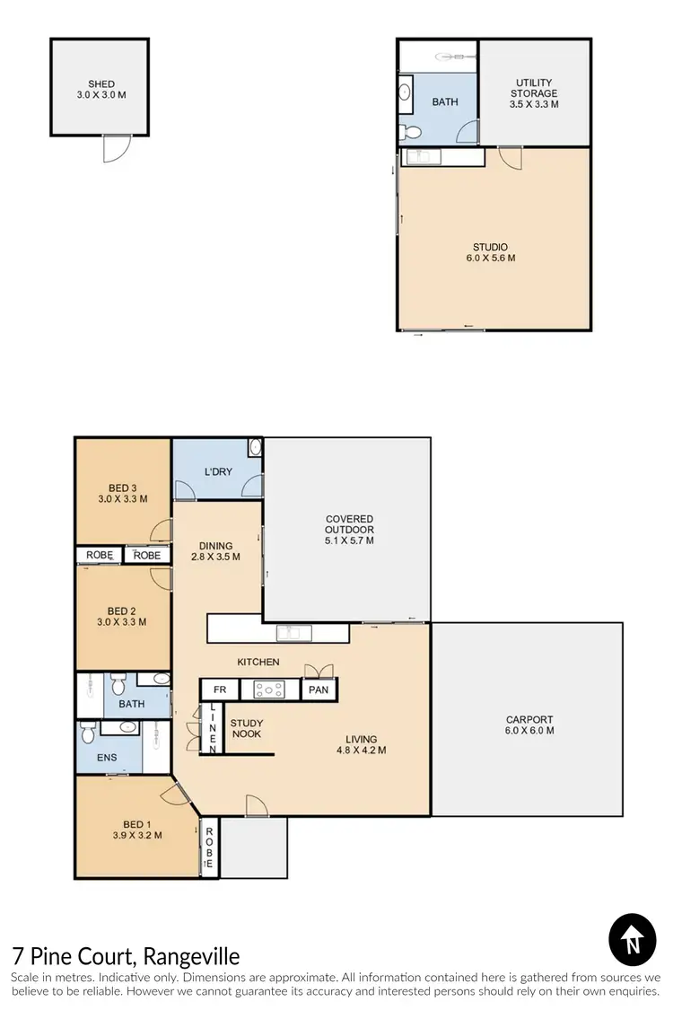 Floorplan of Homely house listing, 7 Pine Court, Rangeville QLD 4350