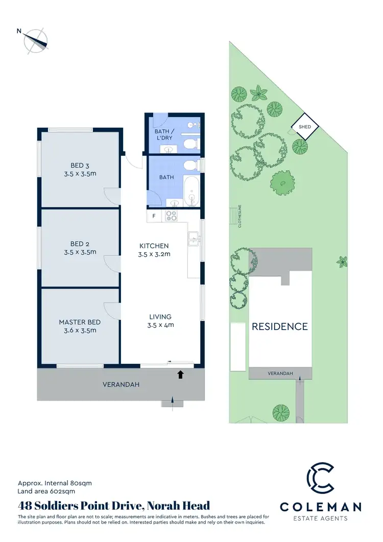 Floorplan of Homely house listing, 48 Soldiers Point Drive, Norah Head NSW 2263