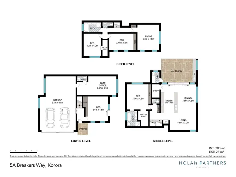 Floorplan of Homely house listing, 5A Breakers Way, Korora NSW 2450