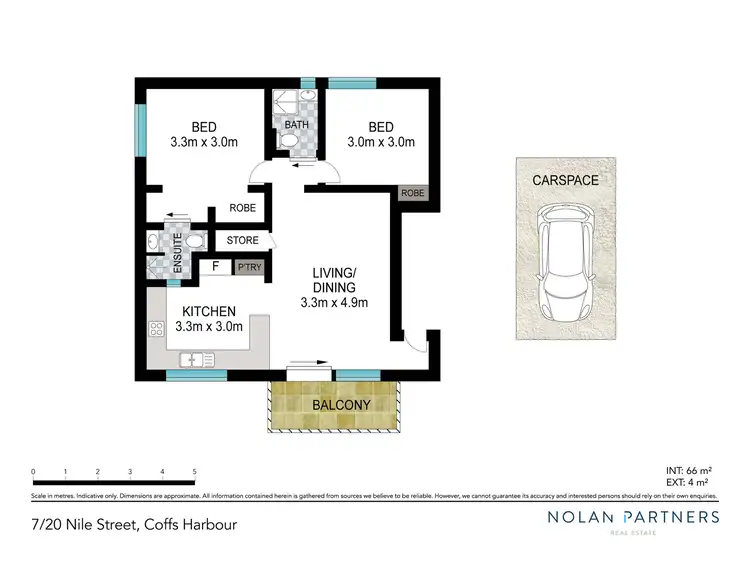 Floorplan of Homely unit listing, 7/20 Nile Street, Coffs Harbour NSW 2450