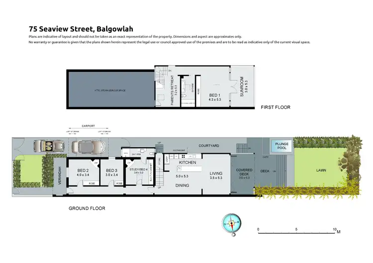 Floorplan of Homely house listing, 75 Seaview Street, Balgowlah NSW 2093
