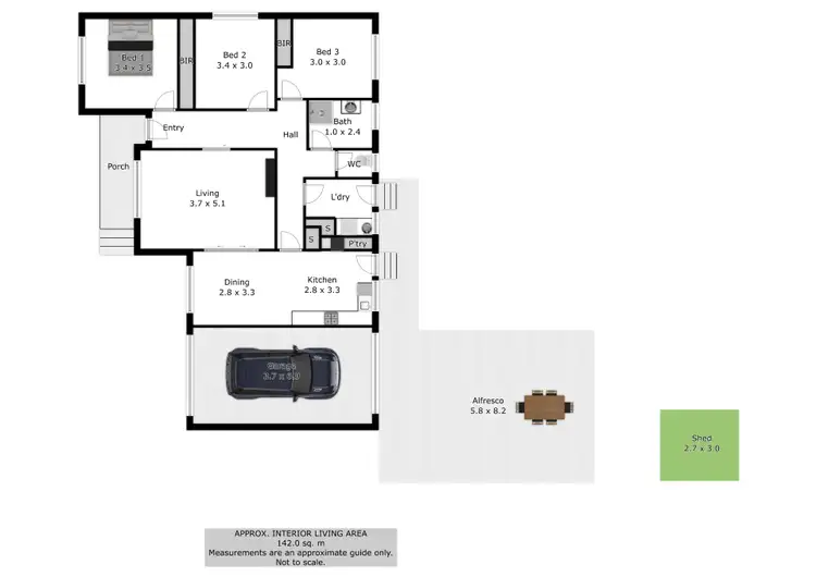 Floorplan of Homely house listing, 27 Vermont Street, Wodonga VIC 3690