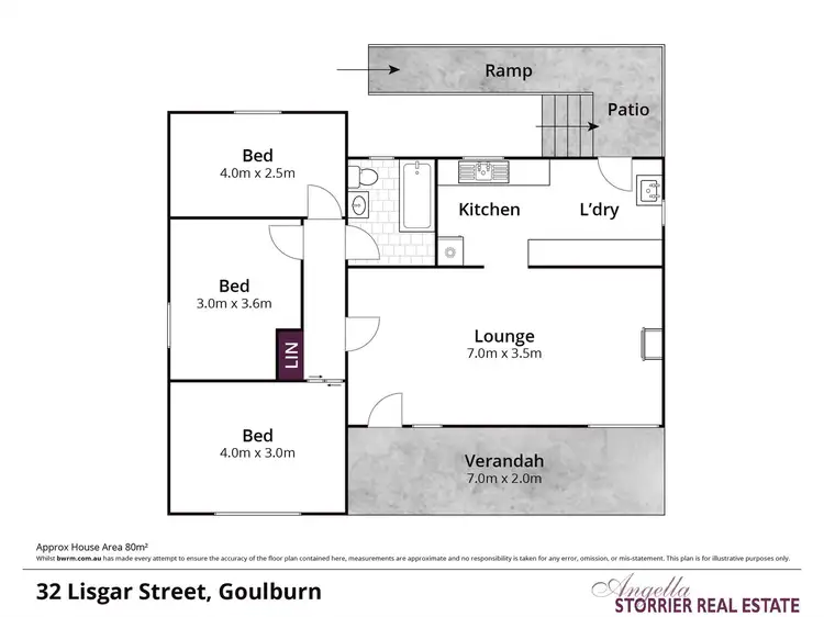 Floorplan of Homely house listing, 32 Lisgar Street, Goulburn NSW 2580