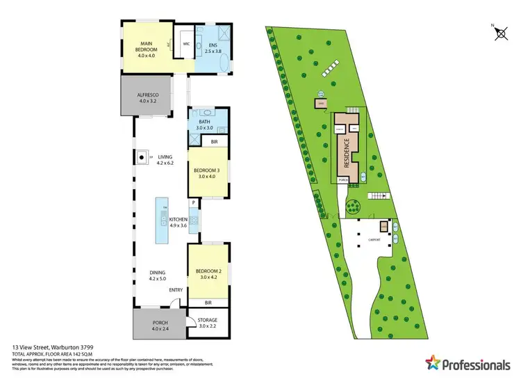 Floorplan of Homely house listing, 13 View Street, Warburton VIC 3799