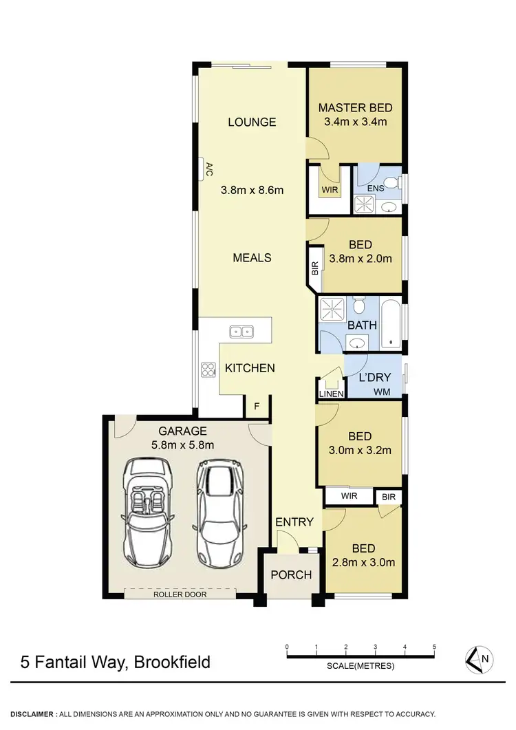 Floorplan of Homely house listing, 5 Fantail Way, Brookfield VIC 3338
