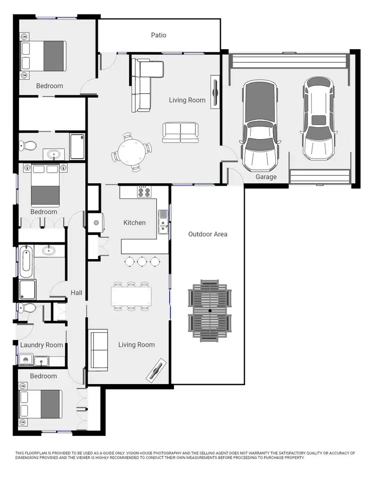 Floorplan of Homely house listing, 39 Kurrajong Street, Red Cliffs VIC 3496